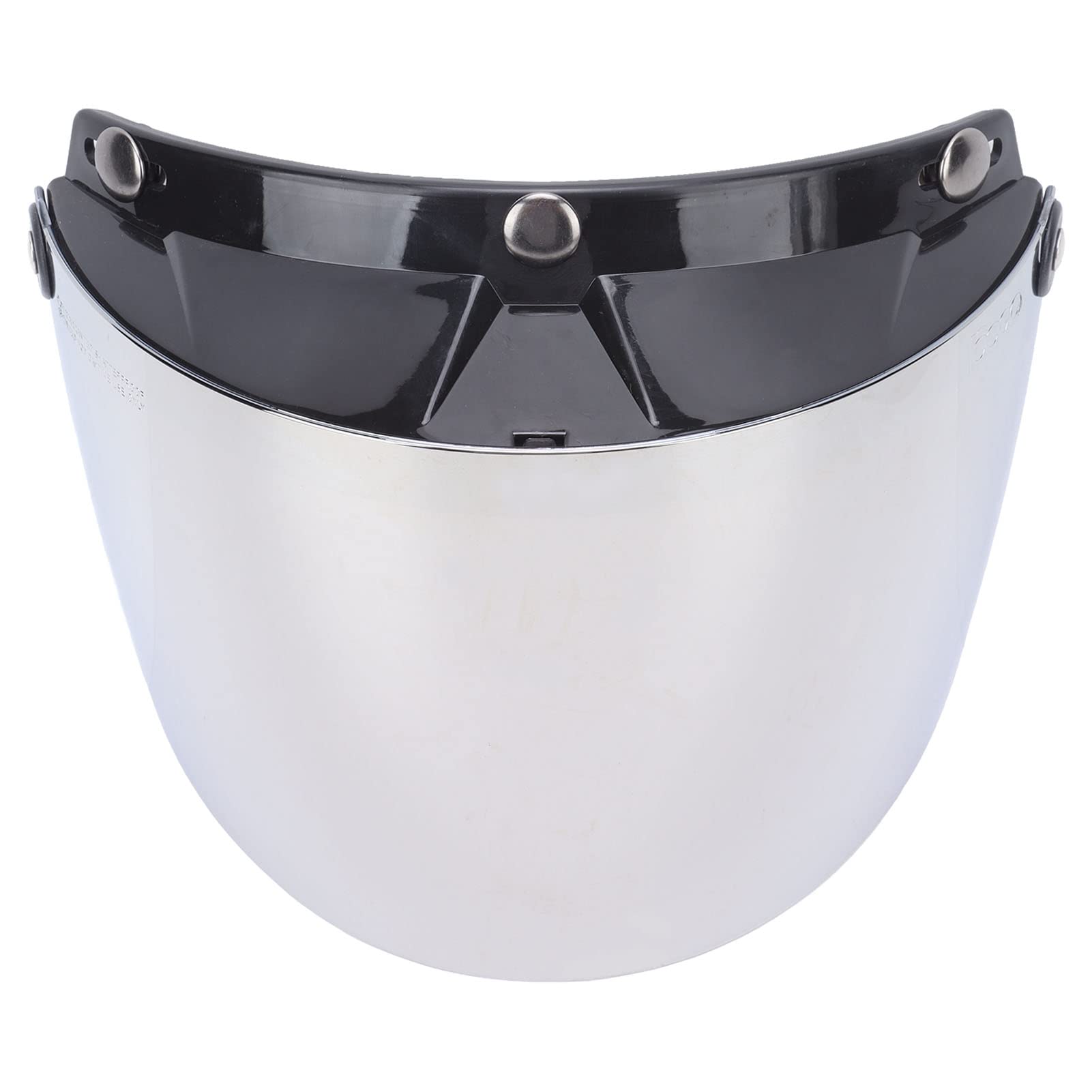 NYSUZHOUJI Motorrad -Helmlinsenverstellbares Schutzmetallknopf Abnehmbares Motorrad Visor (Silber) von NYSUZHOUJI