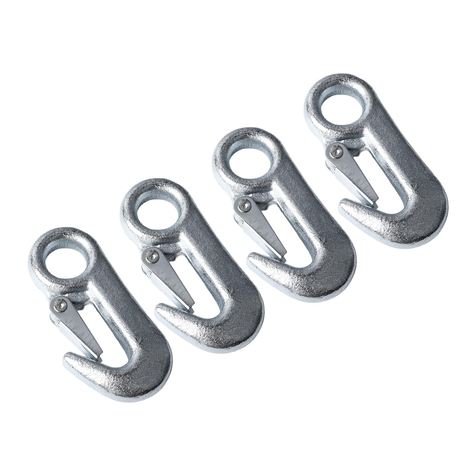 NYSUZHOUJI Trailer Snap Hook Safety Chain Iron Hardware Latch für die Marine Industry 4PCS Set von NYSUZHOUJI