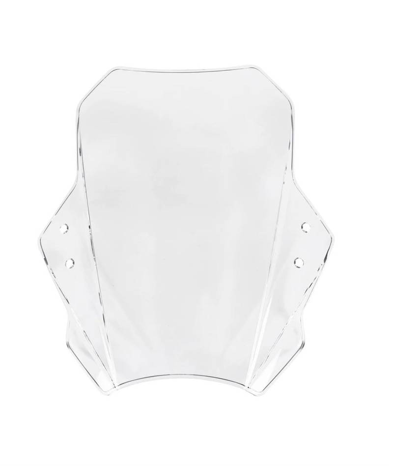 Für Für MT07 Für MT09 Universal Motorrad Windschutzscheibe Windschutz Deflektor Verkleidung Zubehör Schirmabweiser Motorrad Windabweiser(Clear) von NZGZLMMETK