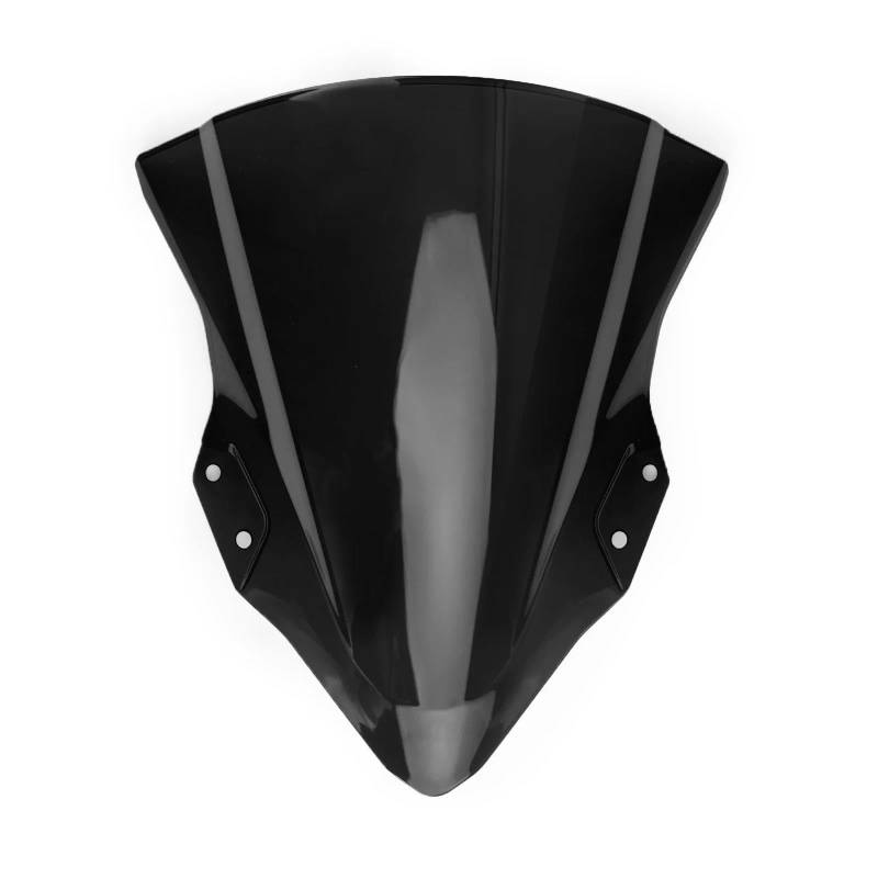 Für Kawasaki Für Ninja 400 2018 2019 2020 2021 2022 Motorrad Windschutzscheibe Windschutz Verkleidung Zubehör Schirmabweiser Motorrad Windabweiser(Black) von NZGZLMMETK