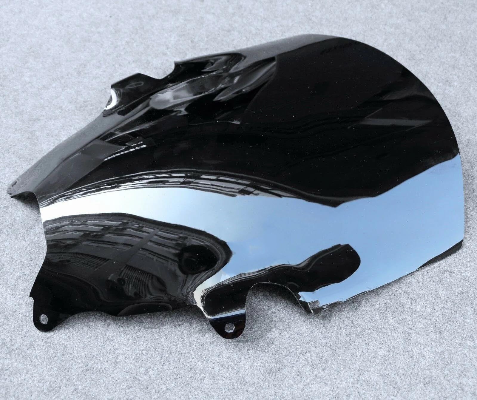 Motorrad Zubehör Windschutzscheibe Für Suzuki Für Bandit GSF1200 Für GSF600 2001-2005 Für GSF 1200 Für 600S 2002-2004 Schirmabweiser Motorrad Windabweiser(Black,2) von NZGZLMMETK