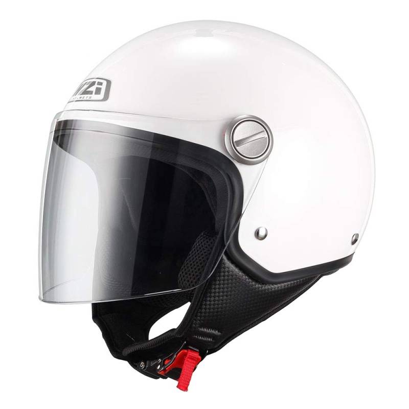 NZI Capital Visor Motorradhelm, Weiß, 59 von NZI