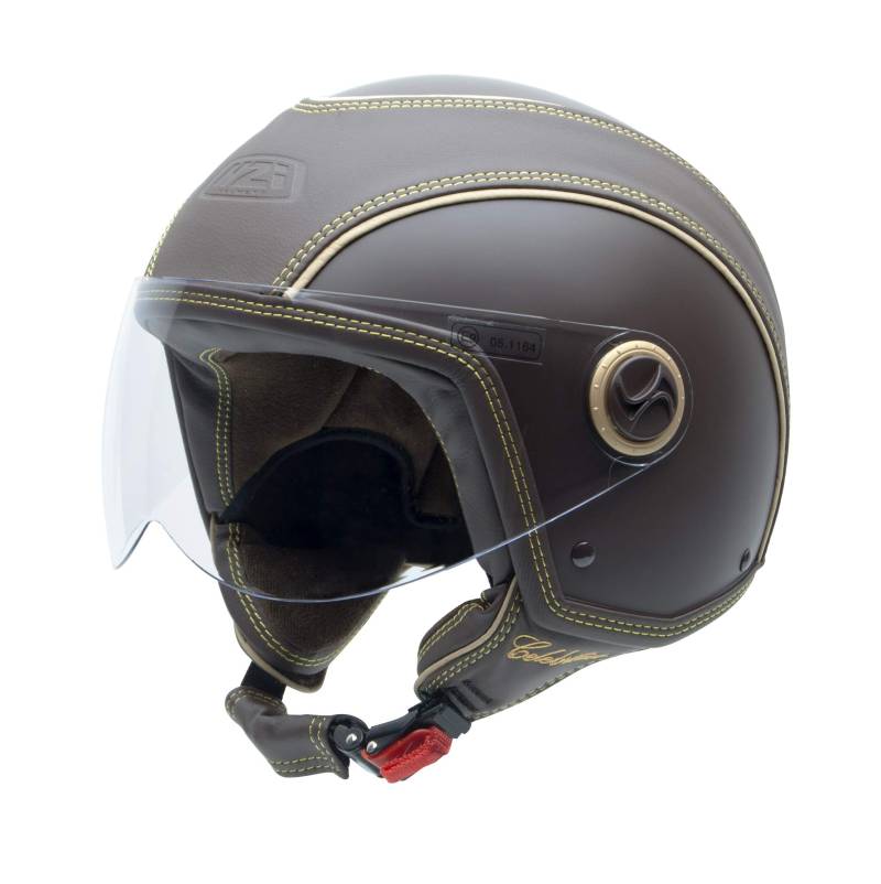 NZI Celebrities Motorradhelm, Braun, 59 von NZI