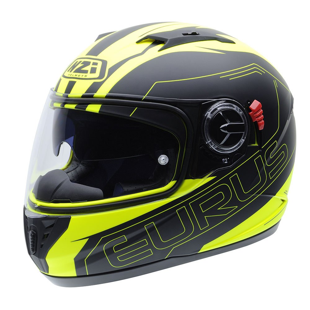 NZI Eurus Graphics Motorradhelm, Mehrfarbig Fluo, 57-58 von NZI