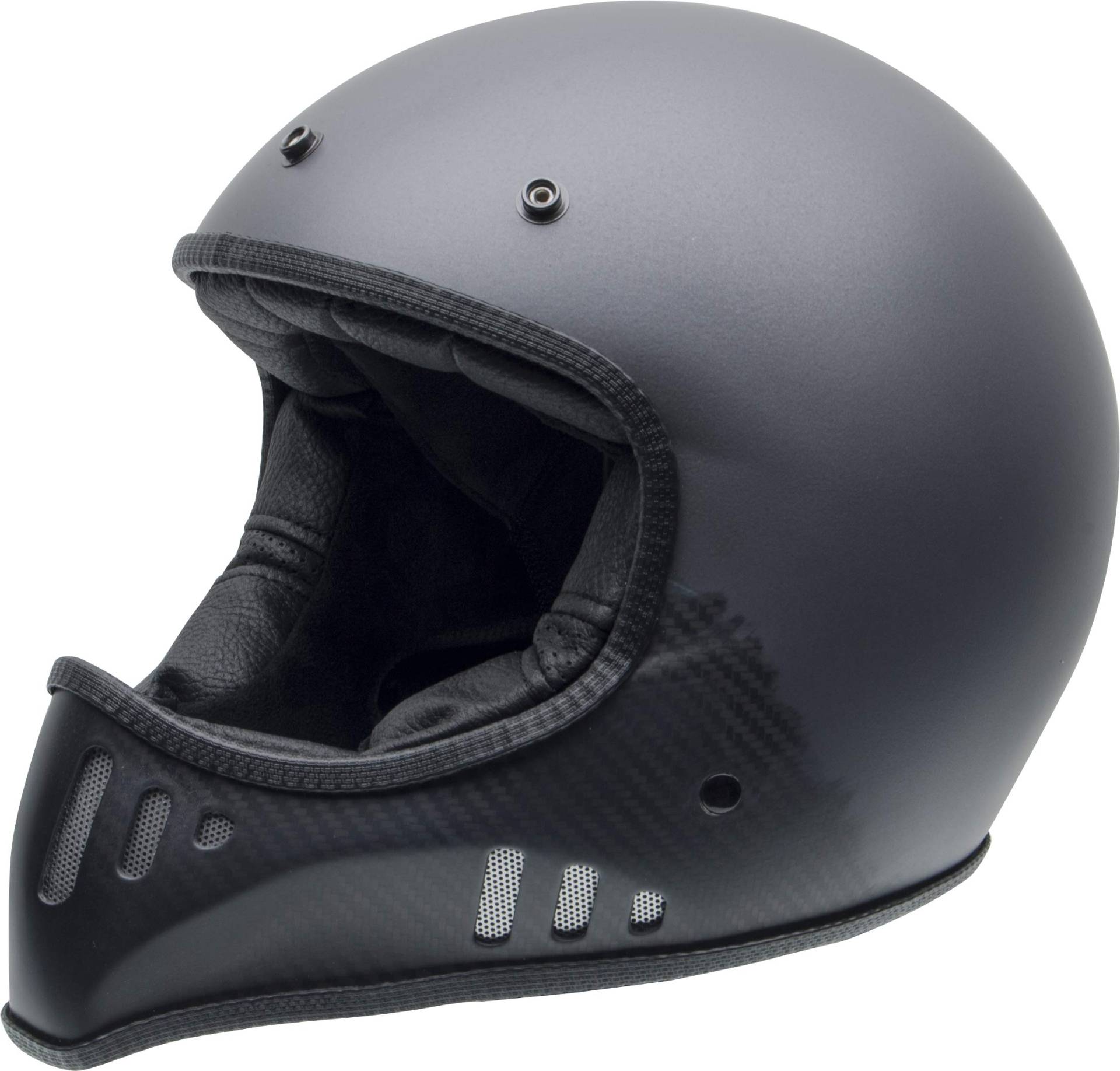 NZI Herren 010270g051m Mad Carbon Offenes Gesicht Motorradhelm, Matt Antrazit, M EU von NZI