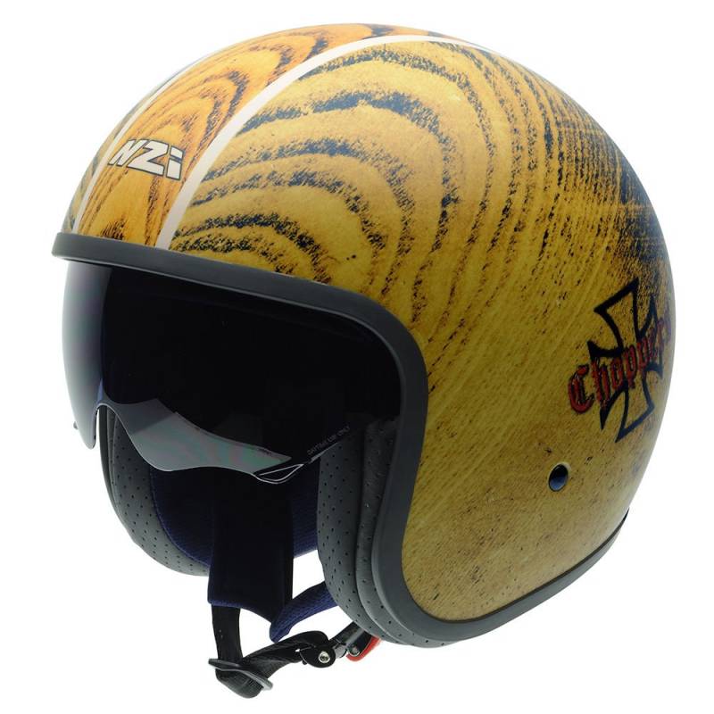 NZI Rolling Graphics Motorradhelm, Mehrfarbig Choppers, 55-56 von NZI