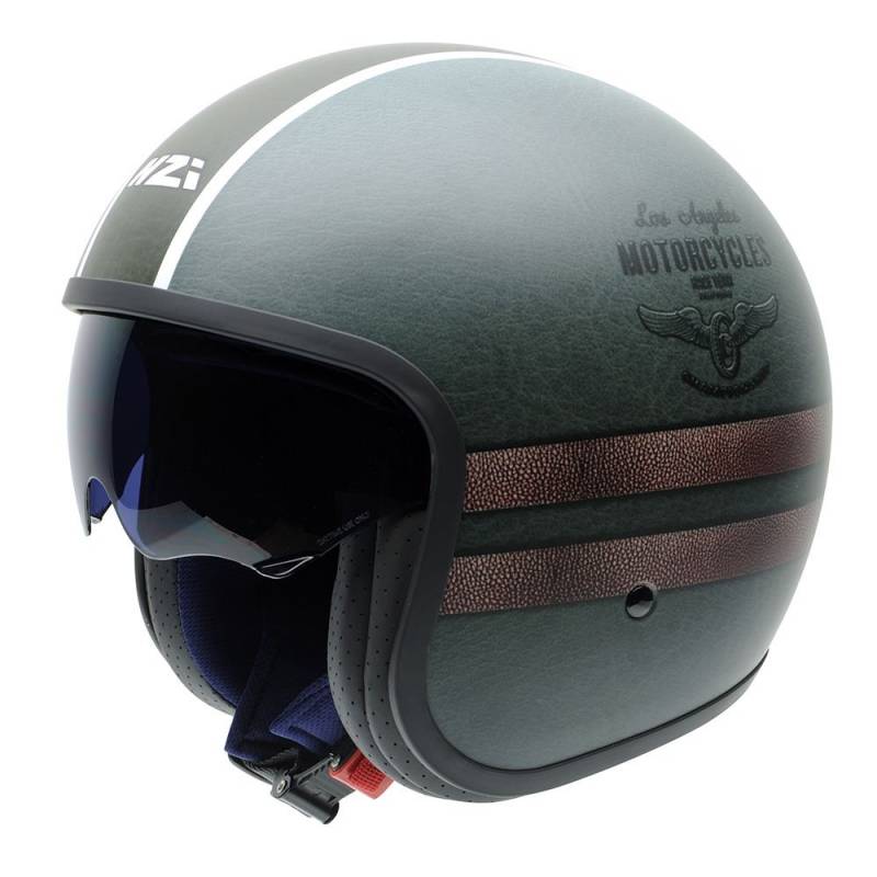 NZI Rolling Graphics Motorradhelm, Mehrfarbig Los Angeles, 60-61 von NZI