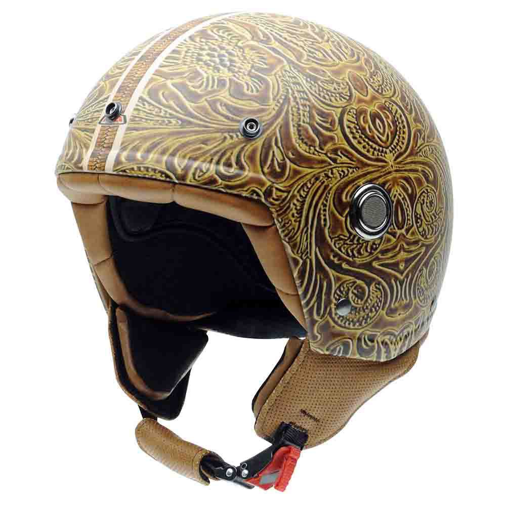 NZI Tonup Graphics Motorradhelm, Mehrfarbig Cordovan, XS von NZI