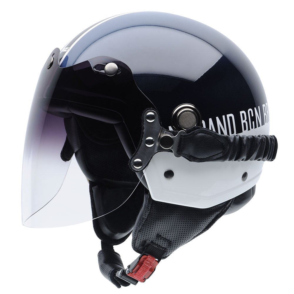 NZI Tonup Visor BCN Split Motorradhelm, Mehrfarbig, 55-56 von NZI