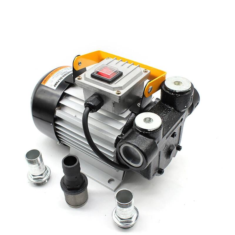 Elektrische Dieselpumpe Selbstansaugend Heizölpumpe 230V 60L/min Pumpe Ölabsaugpumpe Kraftstoffpumpen Absaugpumpe Öltransferpumpe Ölpumpe für Öl und Diesel zum Auto von NaMaSyo