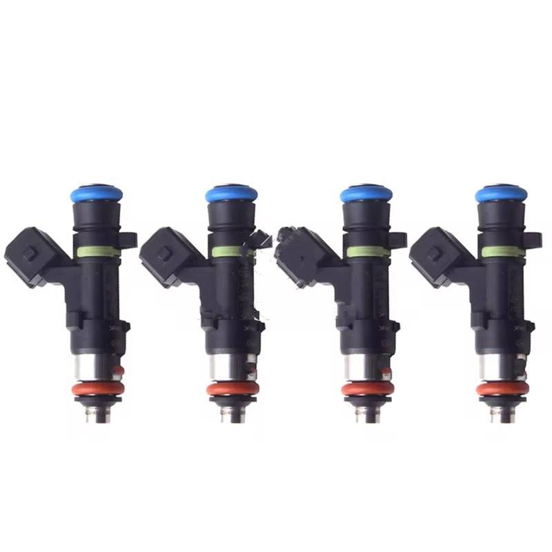 4X Kraftstoff Injektor 0280158199 Für FIAT Für Bravo 2 1.4 Benzin Auto Motor Düse Injection 028 015 8199 Injektoren Kraftstoffinjektor Einspritzventil von NaNMiBHd