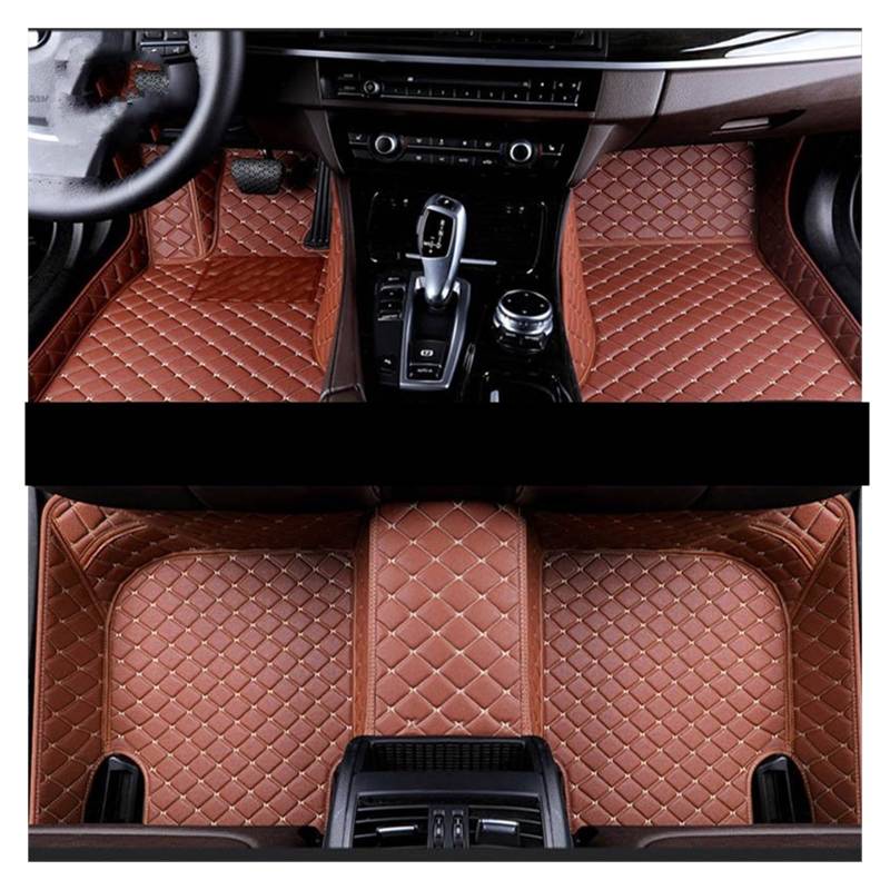 Allwetterfußmatten Custom Car Fußmatten Teppich Für Jeep Für Grand Für Cherokee 2011 2012 2013 2014 2015 2016 2017 2018 2019 2020 2021 2022 2023 Auto-Fußmatten(Brown) von NaNMiBHd