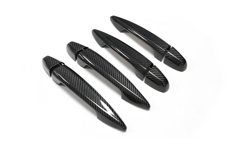 Außentürgriff Autos Dry Carbon Fiber Auto Außentürgriff Abdeckung Trim Für X5 Für F15 2015 2016 2017 2018 KEIN Schlüsselloch Autotürgriff von NaNMiBHd