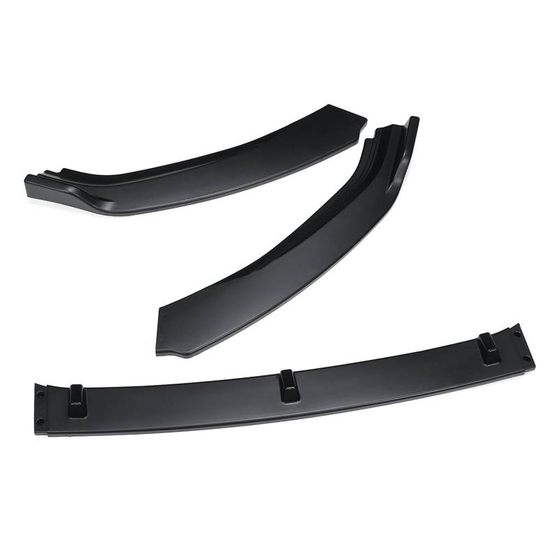 Auto Frontspoiler Stoßfängerlippe 3PCS Auto Front Stoßstange Splitter Lip Spoiler Diffusor Schutz Körper Kit Für VW Für Golf Für MK7 Für MK 7.5 2014 2015 2016 2017(Matte Black) von NaNMiBHd