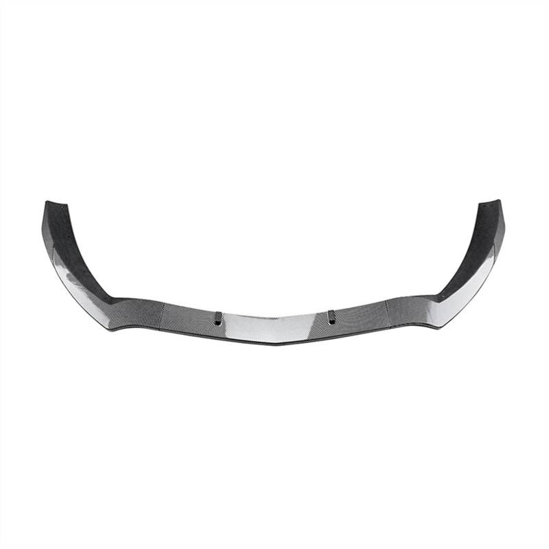 Auto Frontspoiler Stoßfängerlippe Auto Front Lower Bumper Chip Lip Kit Glänzend Spoiler Splitter Canard Deflektor Für Benz Für CLA Für C117 2016 2017 2018 2019(Carbon Black) von NaNMiBHd