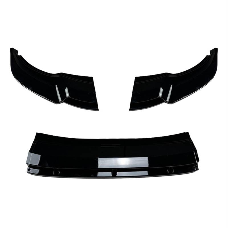 Auto Frontspoiler Stoßfängerlippe Auto Front Stoßstange Lip Splitter Diffusor Body Kits Spoiler Stoßstange Schutzfolie Auto Zubehör Für VW Für Tiguan Für 2021 2022 2023 2024(Glossy Black) von NaNMiBHd