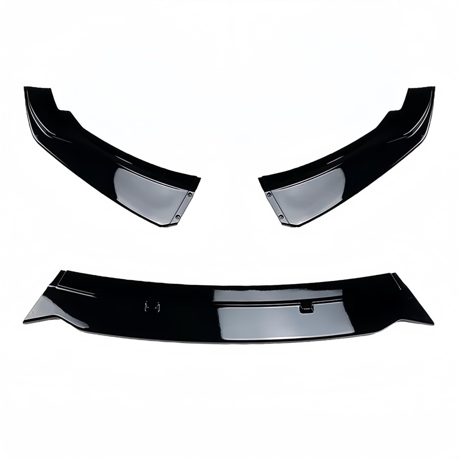 Auto Frontspoiler Stoßfängerlippe Auto Front Stoßstange Splitter Lip Seite Spoiler Body Kits Für F20 Für F21 Für 116i Für 118i Für 120i 1 Für Serie 2011-2016 2017 2018 2019(Gloss Black) von NaNMiBHd