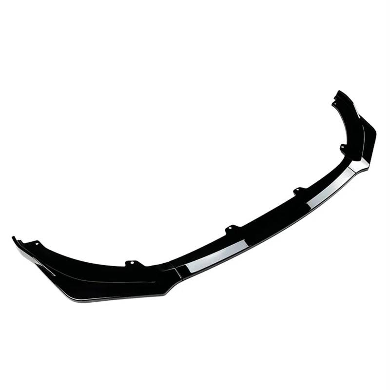 Auto Frontspoiler Stoßfängerlippe Auto Vorderen Stoßfänger Lip Schutz Deflektor Lippen Spoiler Splitter Diffusor Kit ABS Für Kia Für Stinger Für GT Für EX 2018 2019 2020 2021 2022 2023(Glossy Black) von NaNMiBHd