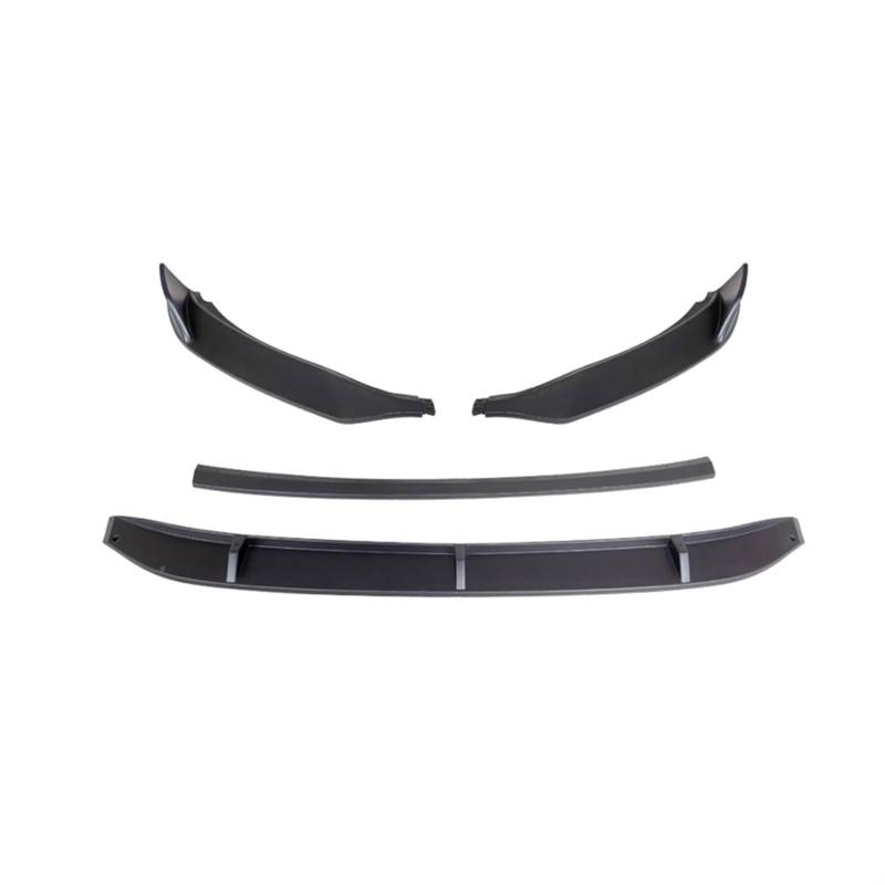 Auto Frontspoiler Stoßfängerlippe Auto Vorderen Stoßfänger Lip Spoiler Splitter Körper Kit Schutz Abdeckung Front Lippe Kinn Glänzend Schwarz Für VW Für Passat Für B8 2017 2018 2019(Matte Black) von NaNMiBHd