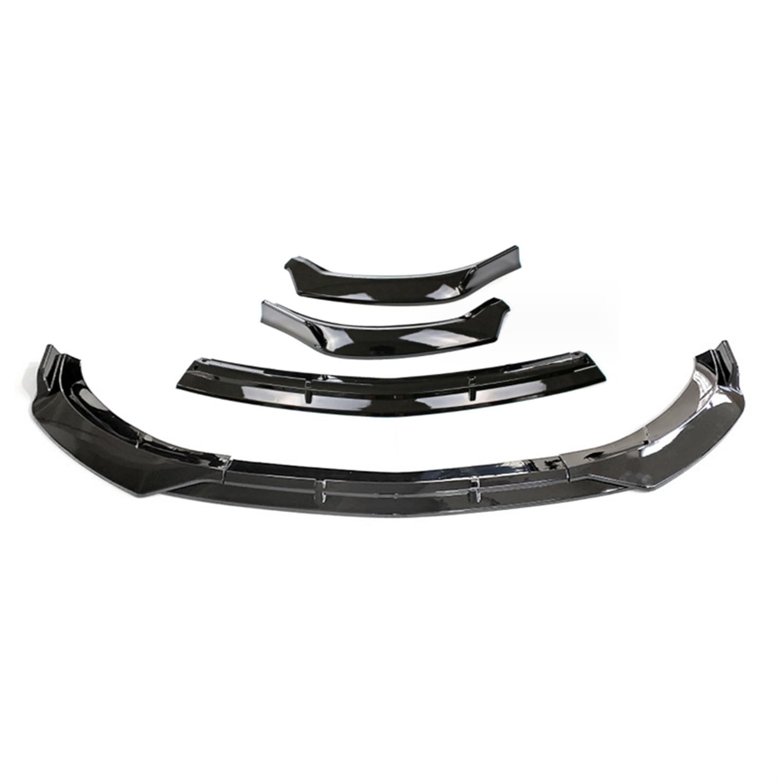 Auto Frontspoiler Stoßfängerlippe Auto Vorderen Stoßfänger Lip Spoiler Zubehör Körper Kits Abdeckung Für Benz Für A-Klasse Für W177 Für V177 2019 2020 2021 2022 2023(Gloss Black) von NaNMiBHd