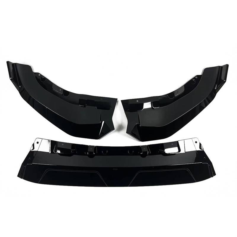 Auto Frontspoiler Stoßfängerlippe Front Lower Bumper Spoiler Lip Splitter Glanz Schwarz Carbon Look Auto Styling Für G07 Für X7 Für LCI 2023 2024(Glossy Black) von NaNMiBHd