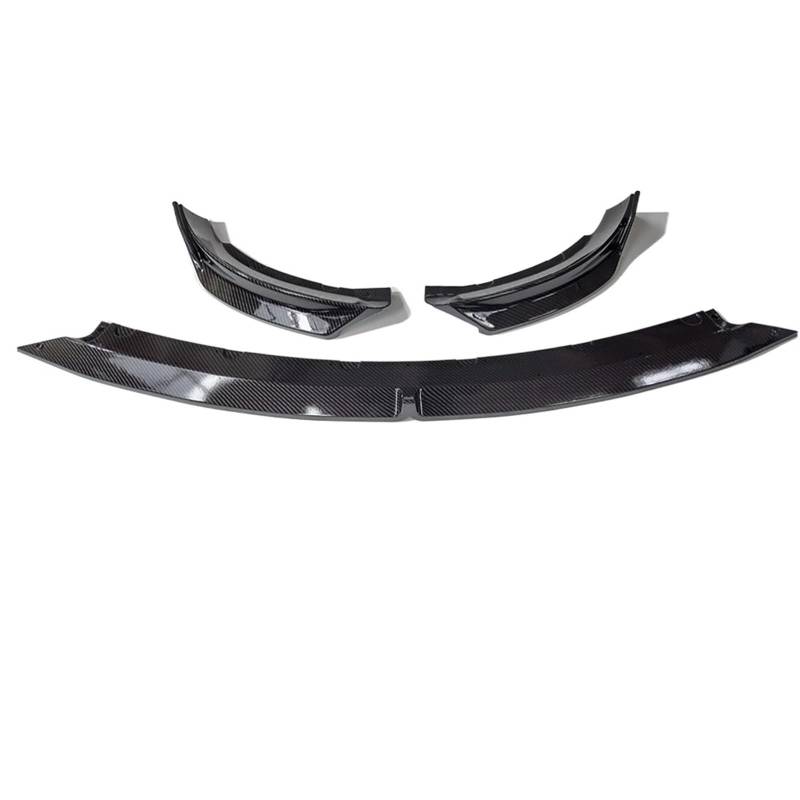 Auto Frontspoiler Stoßfängerlippe Frontschürze Lippe Kinn Diffusor Körper Kit Spoiler Deflektor Tuning Zubehör Für Tesla Für Modell 3 2016 2017 2018 2019 2020 2021 2022(Carbon Fiber Look) von NaNMiBHd