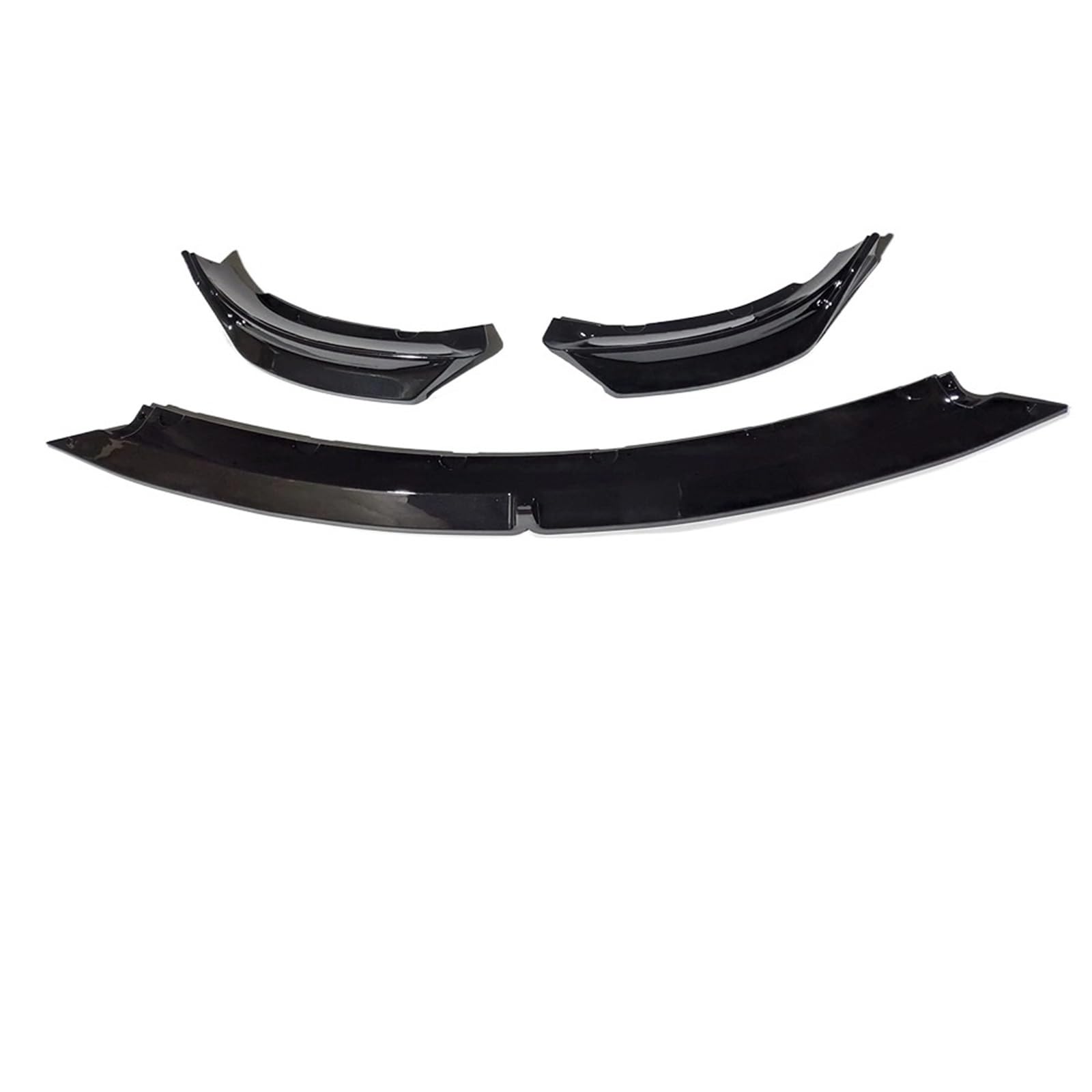 Auto Frontspoiler Stoßfängerlippe Frontschürze Lippe Kinn Diffusor Körper Kit Spoiler Deflektor Tuning Zubehör Für Tesla Für Modell 3 2016 2017 2018 2019 2020 2021 2022(Matte Black) von NaNMiBHd