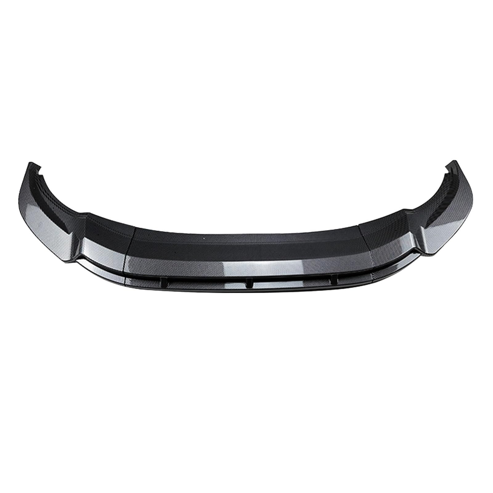 Auto Frontspoiler Stoßfängerlippe Frontschürze Spoiler Lip Splitter Body Kit Für VW Für Tiguan Für 2012 2013 2014 2015 2016 2017 2018 2019 2020 2021 2022 2023(Carbon Fiber Look) von NaNMiBHd