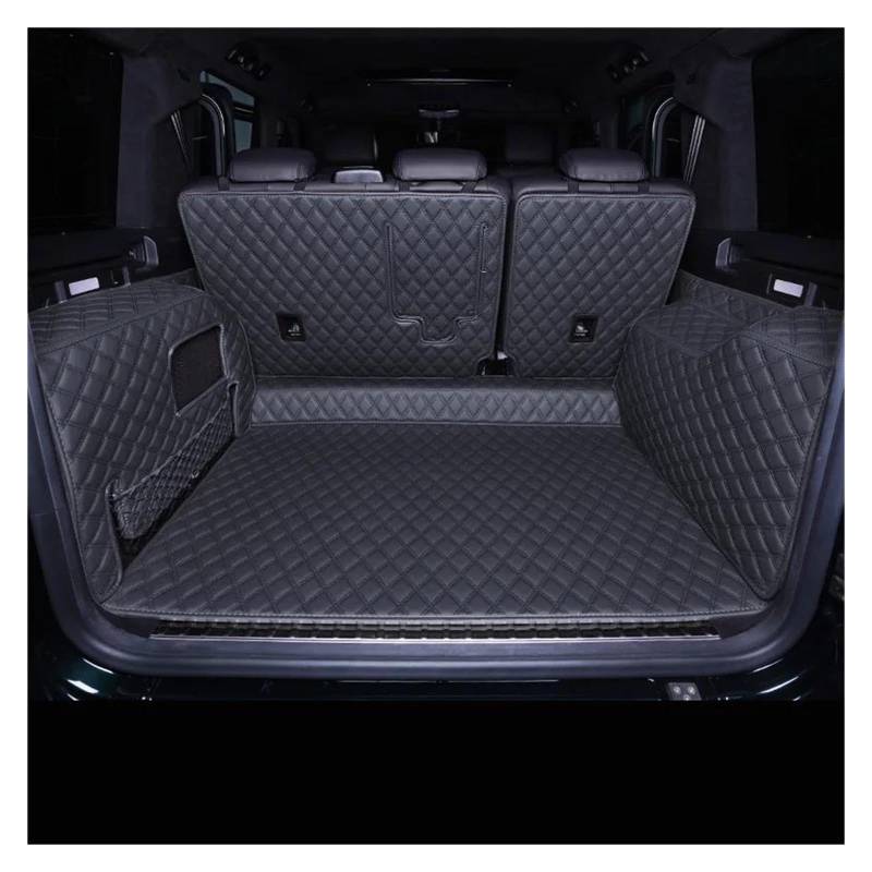 Auto Kofferraummatten Für Benz Für AMG Für G63 Kofferraum Matten Auto Stamm Matten Boot Liner Anti Slip Matte Auto Fracht Hinten Stamm Matte Stamm Liner Kofferraumwanne(Black) von NaNMiBHd