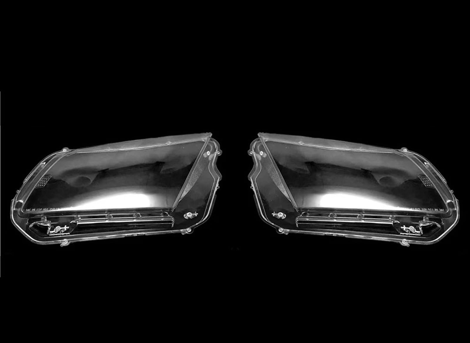 Für Ford Für Mustang 2010 2011 2012 2013 Scheinwerfer Glas Lampenschirm Kunststoff Scheinwerfer Shell Transparent Objektiv Abdeckung Frontscheinwerfer Objektivschale(Left and Right) von NaNMiBHd