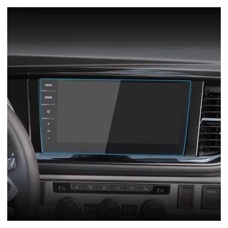 GPS-Displayschutz 9.2 Zoll Für VW Für Multivan 2019 2020 Dashboard Navigation Membran Auto GPS Display Gehärtetes Glas Display-schutzfolie Navigation Schutzfolie(Anti-Blue-ray) von NaNMiBHd