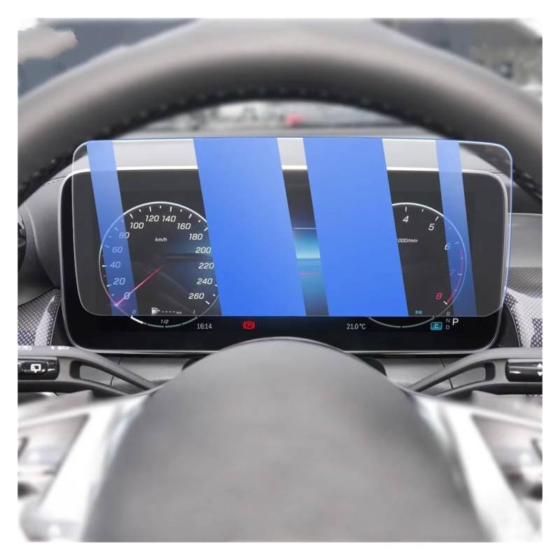 GPS-Displayschutz Für Benz Für GLC Für X254 2023 Auto GPS Navigation Film LCD Bildschirm Gehärtetem Glas Schutz Film Anti-Scratch-Film Navigation Schutzfolie(Blue) von NaNMiBHd