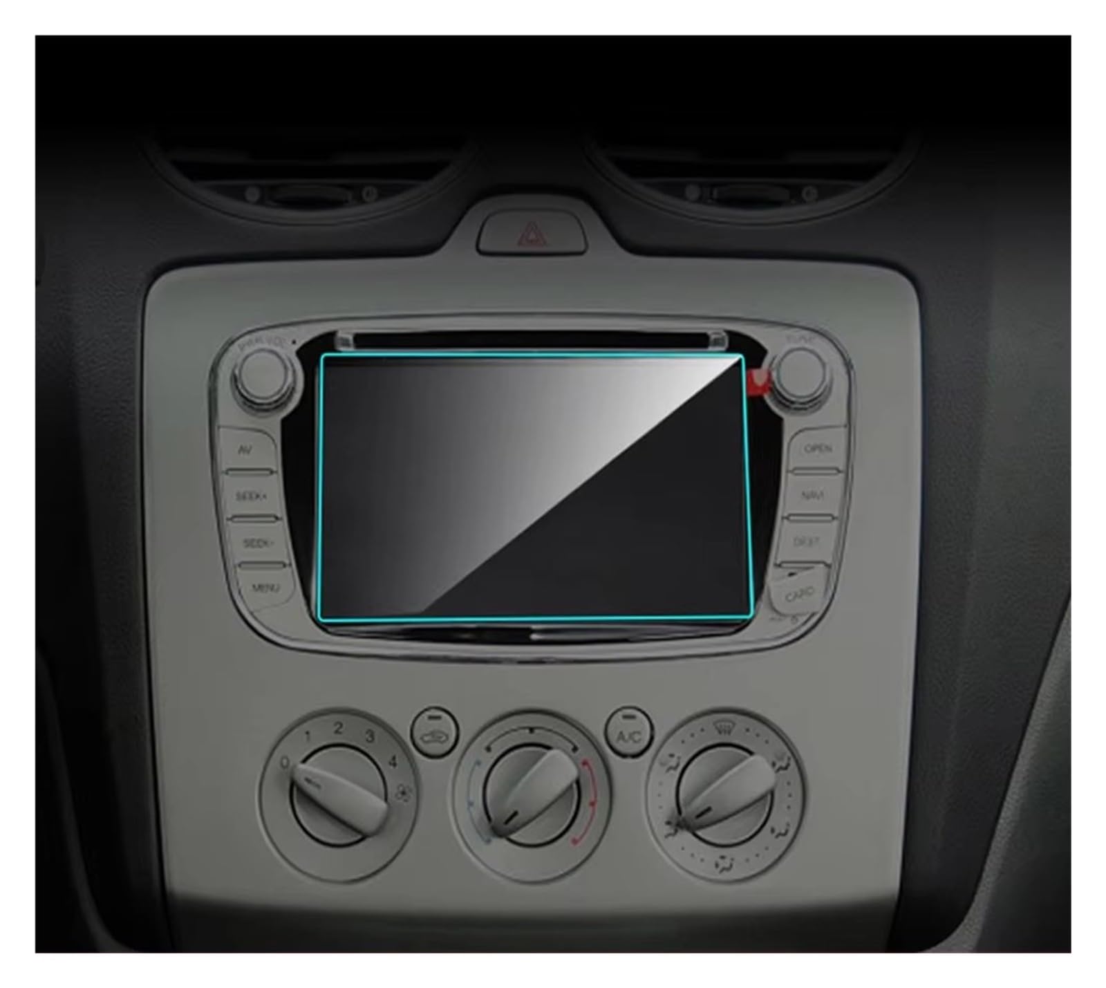 GPS-Displayschutz Für Ford Für Focus 3 Für MK3 2013 2014 TPU Auto Screen Protector GPS Navigation Anti-Glare Bildschirm Navigation Schutzfolie von NaNMiBHd