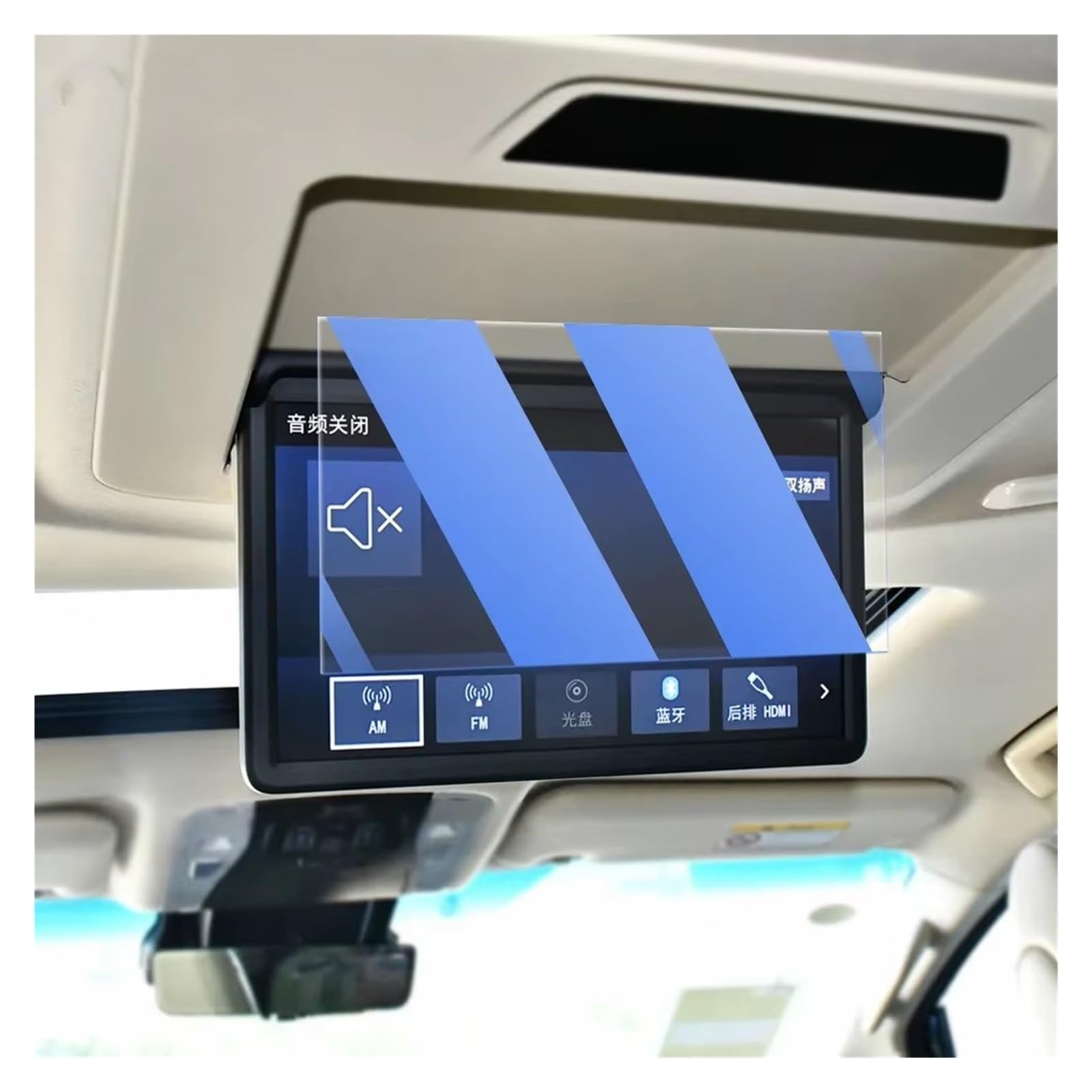 GPS-Displayschutz Für Toyota Für Vellire 2023 2024 Auto GPS Navigation Film LCD Bildschirm Gehärtetem Glas Schutz Film Anti-Scratch-Film Navigation Schutzfolie(Blue) von NaNMiBHd