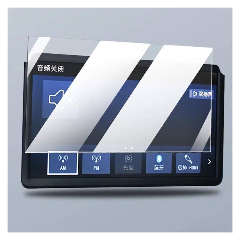 GPS-Displayschutz Für Toyota Für Vellire 2023 2024 Auto GPS Navigation Film LCD Bildschirm Gehärtetem Glas Schutz Film Anti-Scratch-Film Navigation Schutzfolie(High Definition) von NaNMiBHd