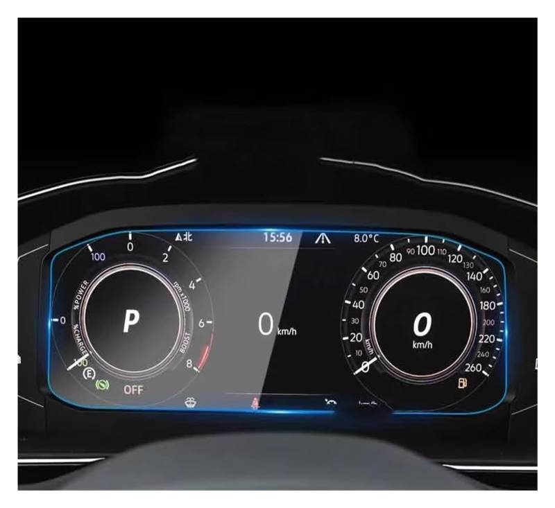 GPS-Displayschutz Für VW Für Arteon Für SE Für SEL Für Line 2021 Autoinstrument Armaturenbrett Displayschutzfolie Aus Gehärtetem Glas Navigation Schutzfolie von NaNMiBHd