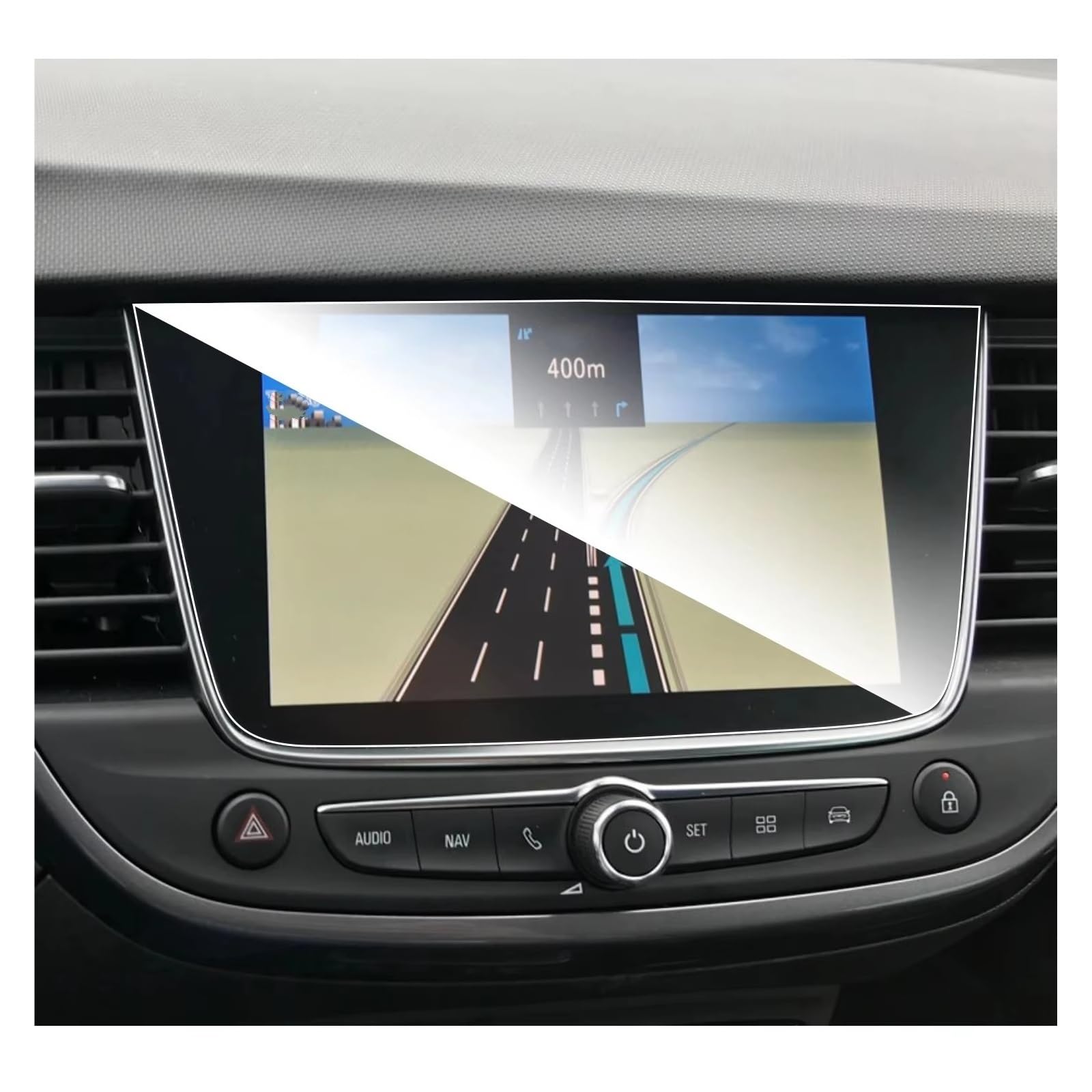 GPS-Displayschutz Gehärtete Glasfolie Für Crossland X 2017 2018 2019 2020 2021 8 Zoll Autonavigation Touchcenter Displayschutzfolie Navigation Schutzfolie von NaNMiBHd