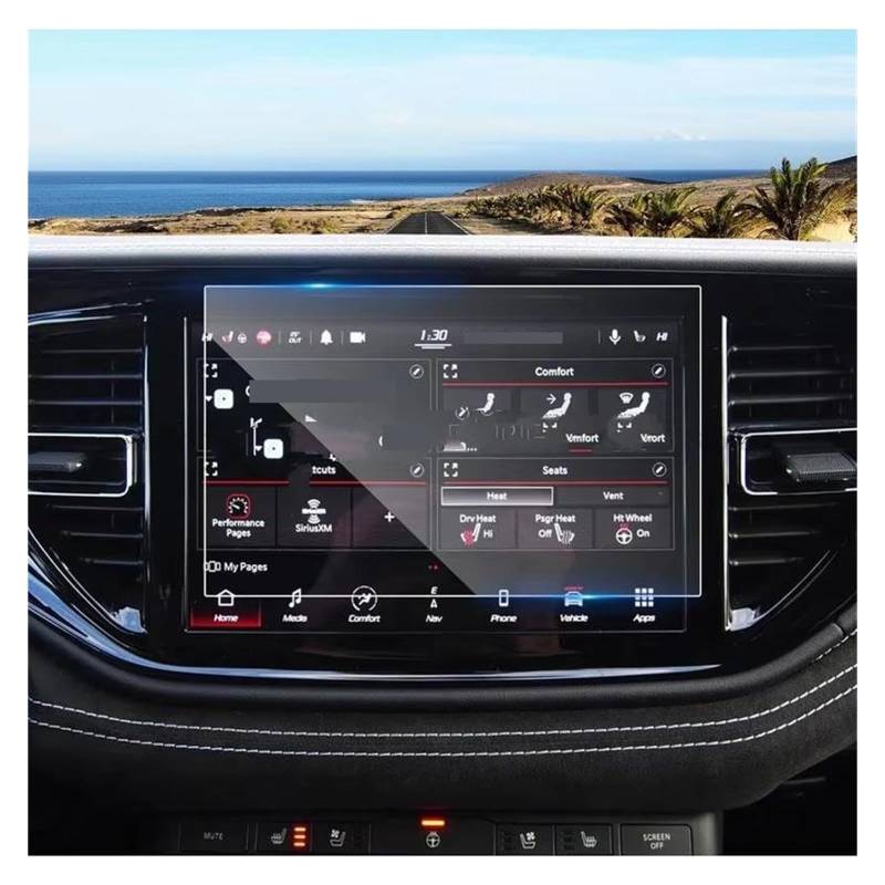 GPS-Displayschutz Gehärtetem Glas Display-schutzfolie Für Dodge Für Durango 2021 2022 10.1 Zoll Auto Center GPS Navigation Anti-Scratch Navigation Schutzfolie von NaNMiBHd