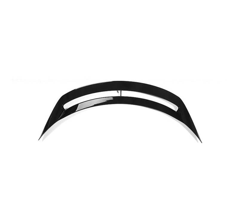 Heckspoiler Flügel Für Tesla Für Modell Y 2021 2022 2023 Stamm Helle Schwarz Und Carbon Faser Muster ABS Deckel Spoiler Flügel Auto Heckklappe Körper Kit Dachspoiler(Bright Black) von NaNMiBHd