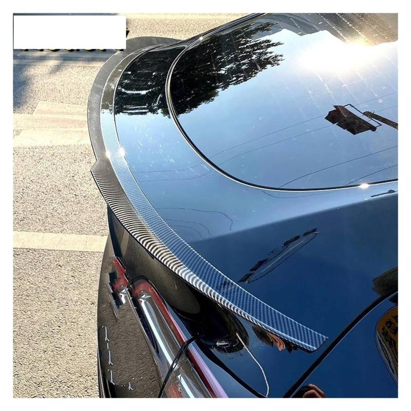 Heckspoiler Flügel Für Tesla Für Modell Y Für Modell 3 Auto Sport Version Hinten Schwanz Flügel Stamm Spoiler Außen Dekoration Geändert Körper Dachspoiler(My Carbon Look) von NaNMiBHd