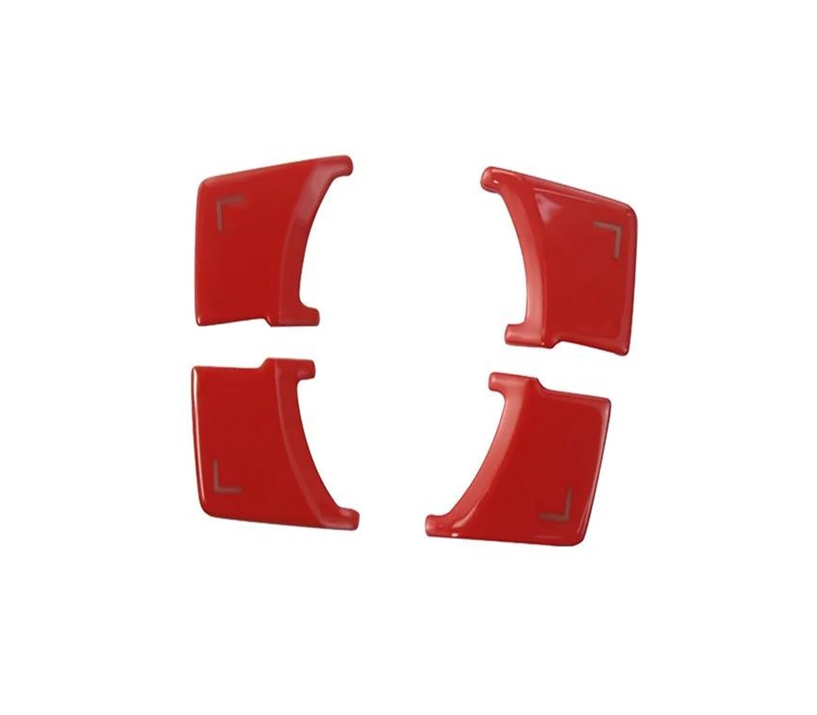 Kfz Mittelkonsolen Trim Für A6 C6 S6 2005-2011 Armlehne Taste Rot Auto Center Konsole Schalthebel Panel Dekoration Abdeckung Aufkleber Trim(B Model Red) von NaNMiBHd