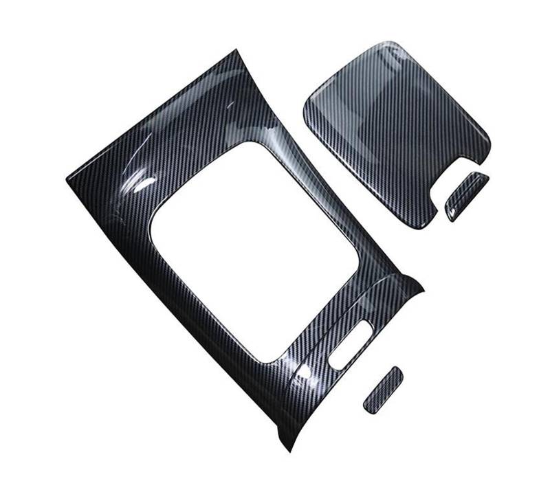 Kfz Mittelkonsolen Trim Für Benz Für C Klasse W206 Für GLC X254 2022 2023 2024 Zubehör Auto Center Konsole Aufräumen Armlehne Box Panel Abdeckung Aufkleber Trim(B Model Silver) von NaNMiBHd