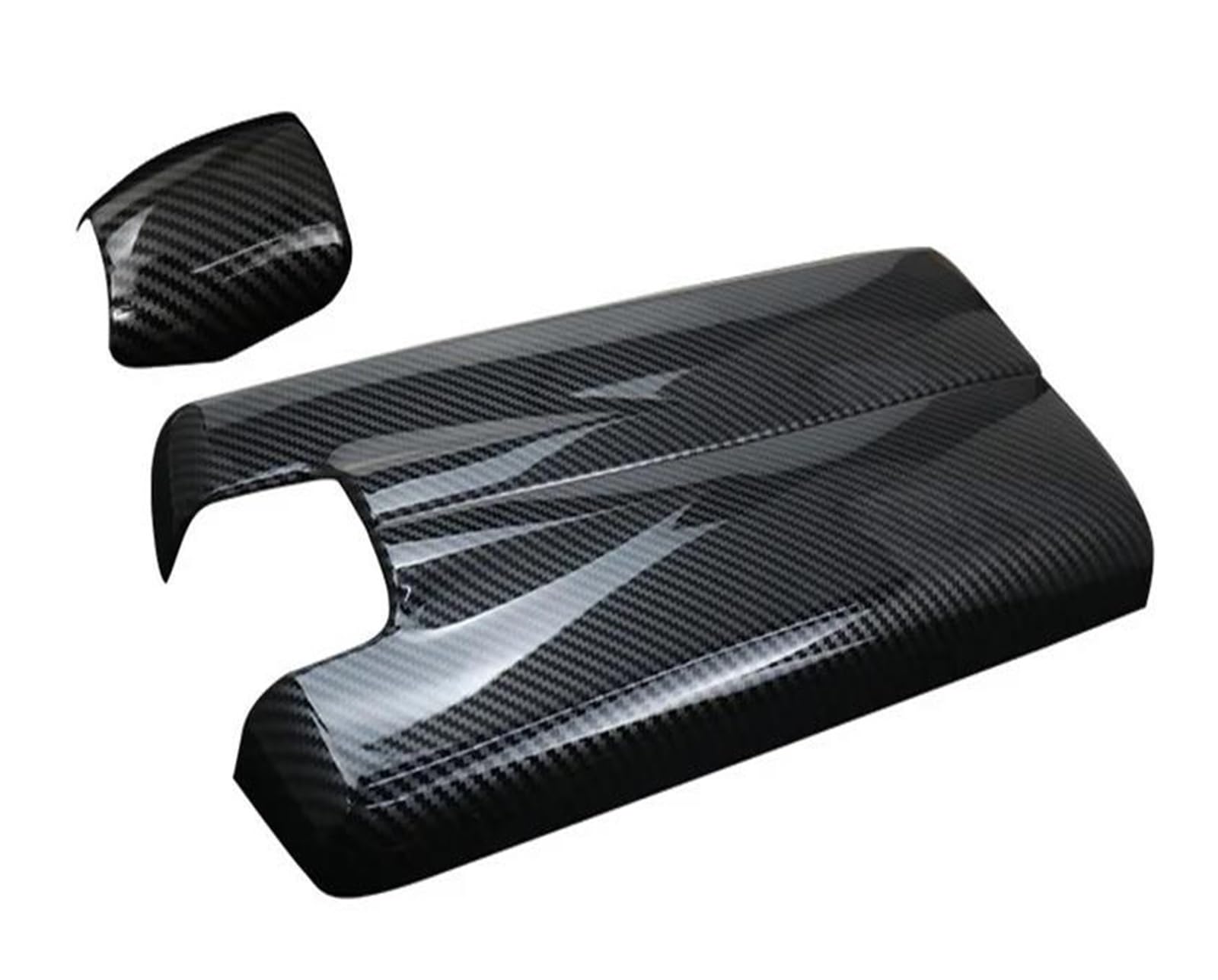 Kfz Mittelkonsolen Trim Für Benz Für E-Klasse W212 2010 2011 2012 2013 2014 2015 Auto Mittelkonsole Aufräumen Armlehne Box Panel Trim Dekoration Abdeckung Aufkleber(C Carbon for RHD LHD) von NaNMiBHd