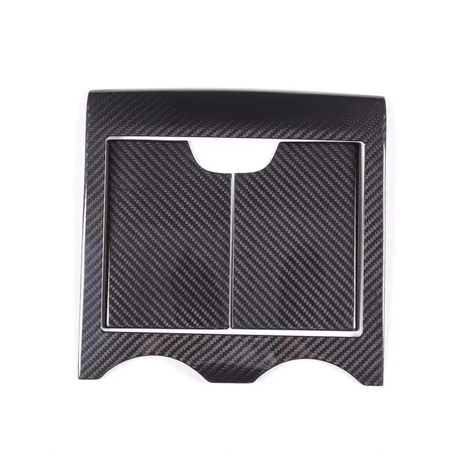 Kfz Mittelkonsolen Trim Für Maserati Für Grecale 2022-2023 Innen Zubehör Carbon Faser Auto Center Console Storage Box Panel Abdeckung Borte Aufkleber(Black Carbon Fiber) von NaNMiBHd