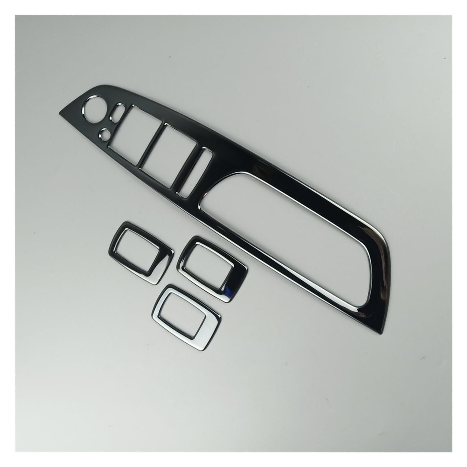 Kfz Mittelkonsolen Trim Für X5 Für E70 Für X6 Für E71 2008-2014 Fenster Glas Hebe Tasten Trim Schwarz Auto Tür Armlehne Panel Dekoration Aufkleber von NaNMiBHd