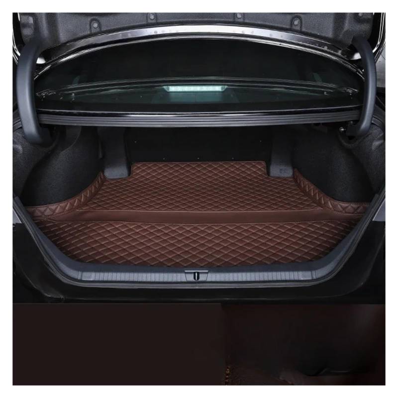 Kofferraum Schutzmatte Auto-Kofferraum-Matten Teile Hinteren Boot Liner Styling Anti-Schmutz-Schutz Für Toyota Für Camry 2018 2019 2020 2021 2022 2023 Kofferraummatte(Brown 1 PCS) von NaNMiBHd