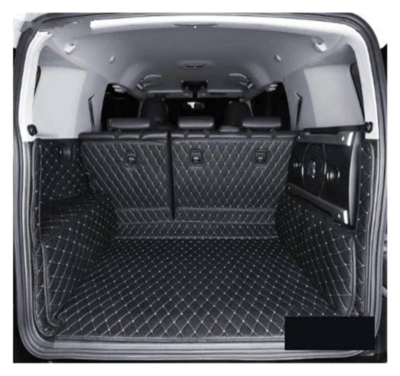 Kofferraum Schutzmatte Auto-Kofferraummatte Cargo-Liner Für Toyota Für FJ Für Cruiser 2008 2009 2010 2011 2012 2013 2014 2015 2016 2017 2018 2019 Kofferraummatte(1 Black beig) von NaNMiBHd