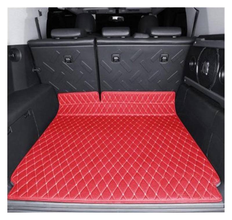 Kofferraum Schutzmatte Auto-Kofferraummatte Cargo-Liner Für Toyota Für FJ Für Cruiser 2008 2009 2010 2011 2012 2013 2014 2015 2016 2017 2018 2019 Kofferraummatte(Wine red) von NaNMiBHd