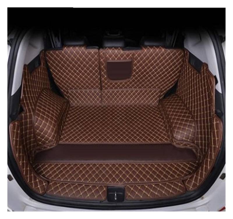 Kofferraum Schutzmatte Auto-Kofferraummatte Modifizierte Boot Cargo Liner Tray Teppich Pads Autoabdeckungen Für Hyundai Für Tucson 2018 2019 Kofferraummatte(B Coffee) von NaNMiBHd