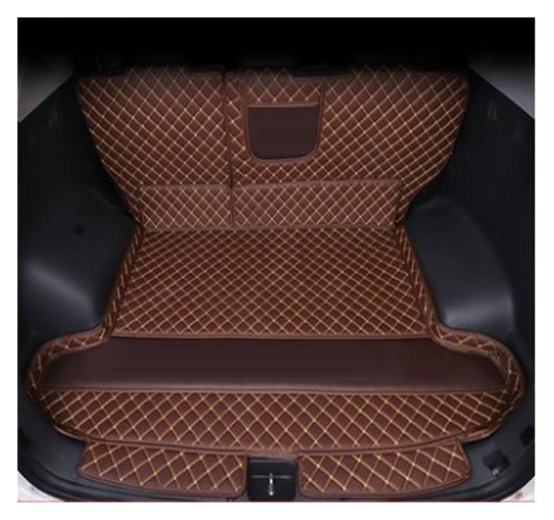 Kofferraum Schutzmatte Auto-Kofferraummatte Modifizierte Boot Cargo Liner Tray Teppich Pads Autoabdeckungen Für Hyundai Für Tucson 2018 2019 Kofferraummatte(Coffee) von NaNMiBHd